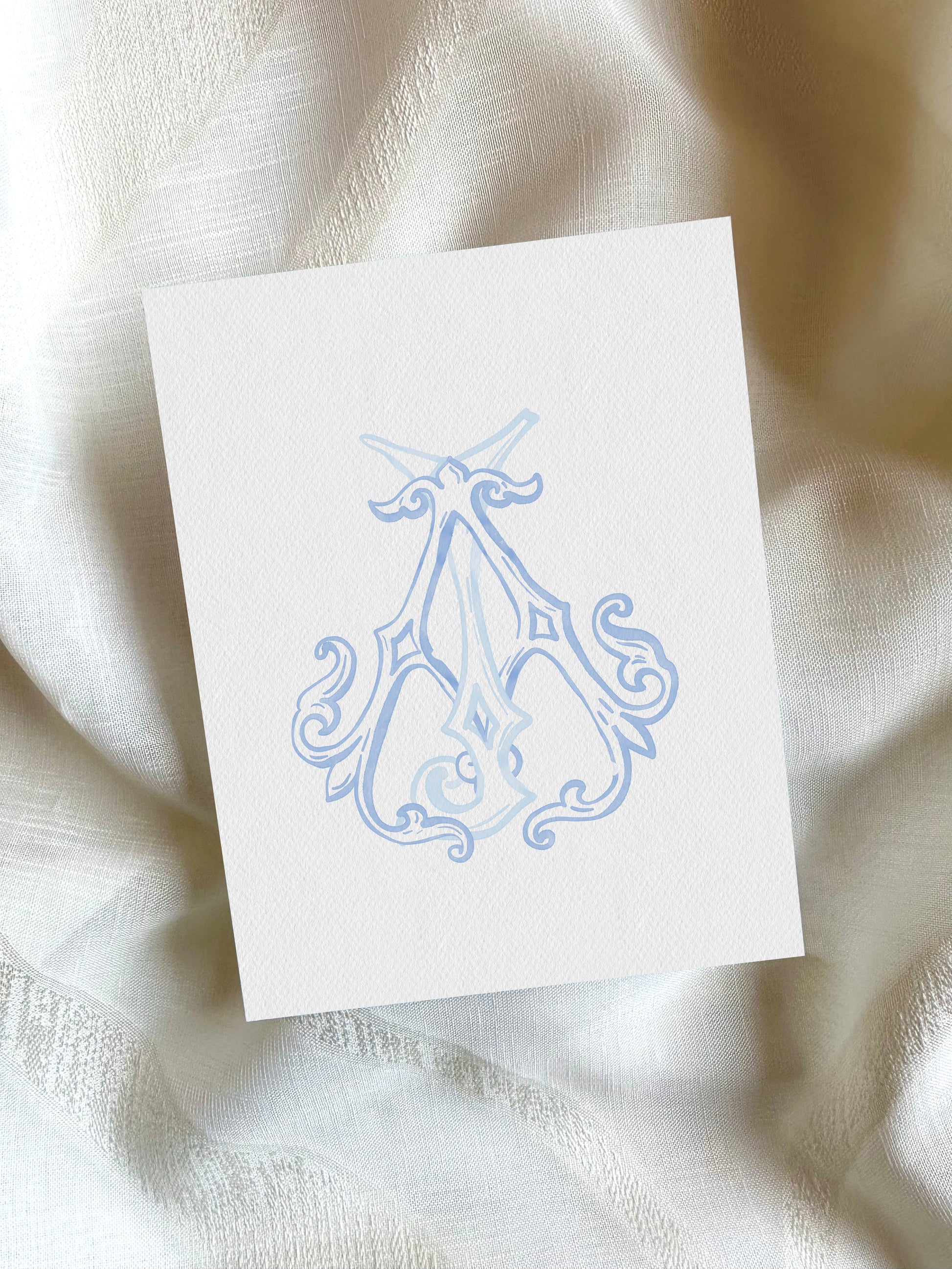 2 Letter Monogram with Letters AJ JA | Digital Download - Wedding Monogram SVG, Personal Logo, Wedding Logo for Wedding Invitations The Wedding Crest Lab