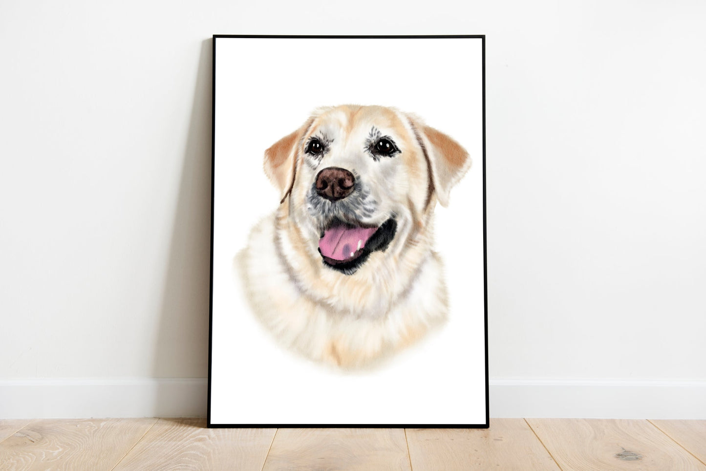 Labrador dog painting