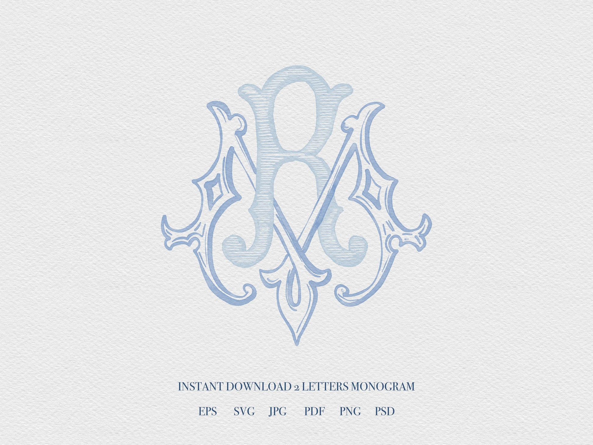 2 Letter Monogram with Letters RM | Digital Download - Wedding Monogram SVG, Personal Logo, Wedding Logo for Wedding Invitations The Wedding Crest Lab