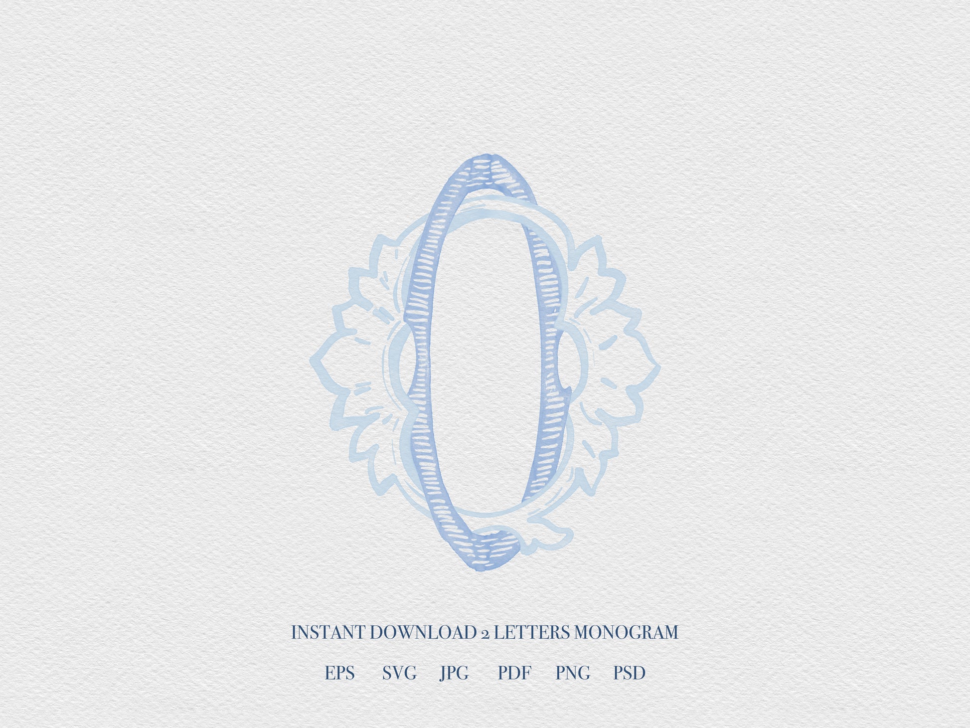 2 Letter Monogram with Letters OQ QO  | Digital Download - Wedding Monogram SVG, Personal Logo, Wedding Logo for Wedding Invitations The Wedding Crest Lab