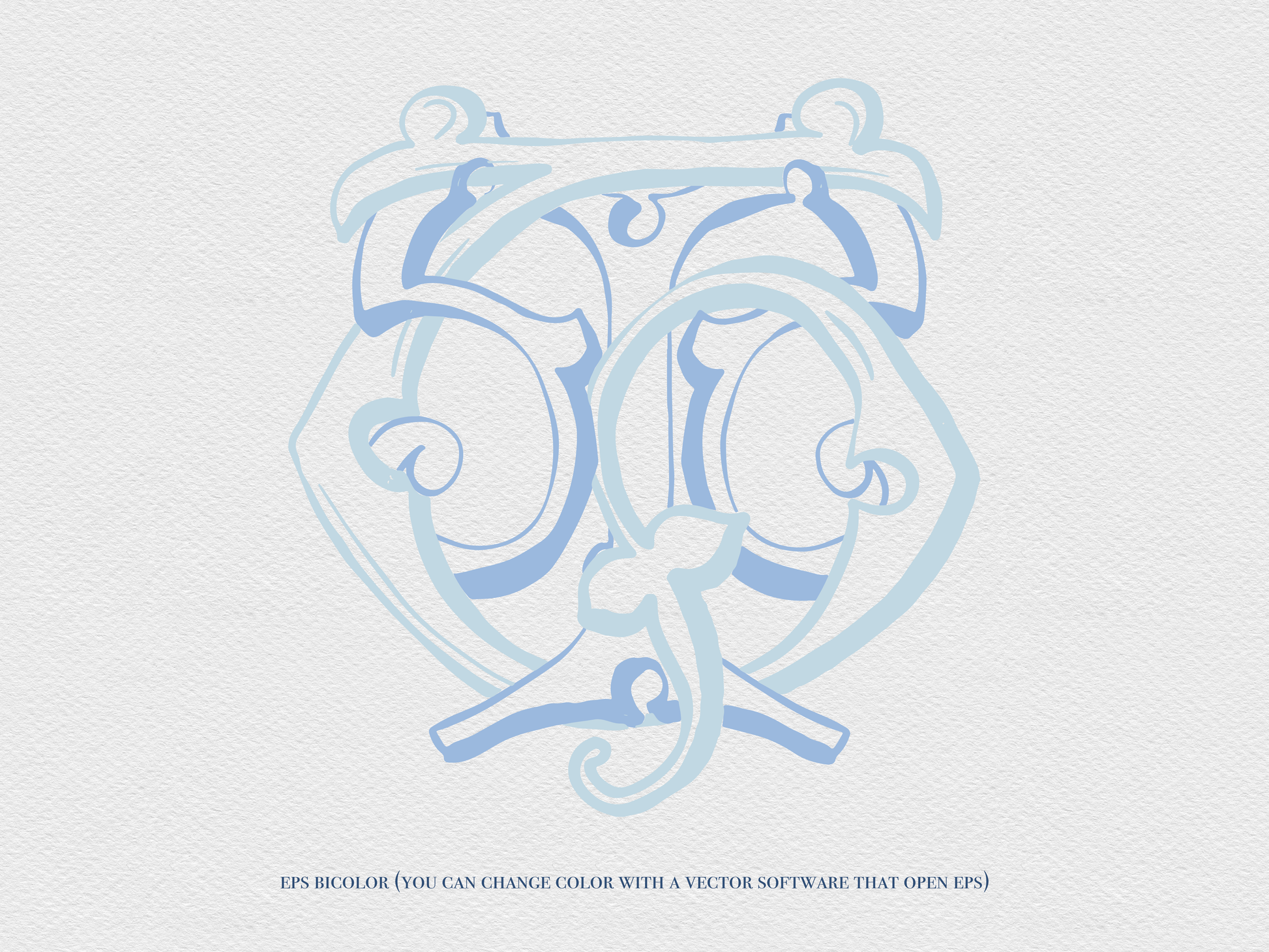 2 Letter Monogram with Letters TT | Digital Download - Wedding Monogram SVG, Personal Logo, Wedding Logo for Wedding Invitations The Wedding Crest Lab