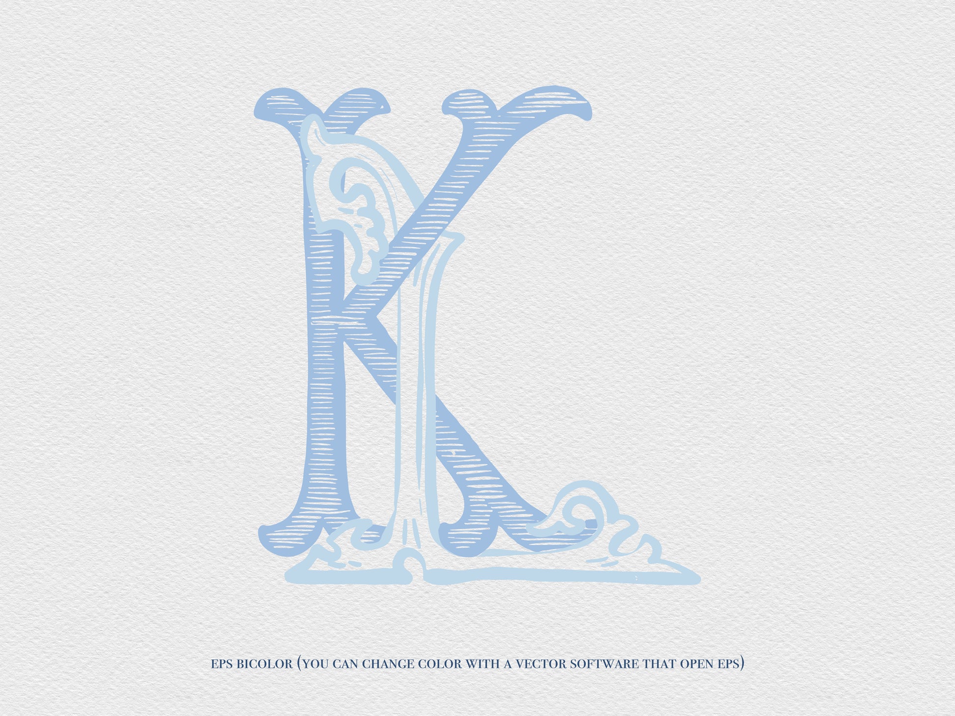 2 Letter Monogram with Letters KL LK | Digital Download - Wedding Monogram SVG, Personal Logo, Wedding Logo for Wedding Invitations The Wedding Crest Lab