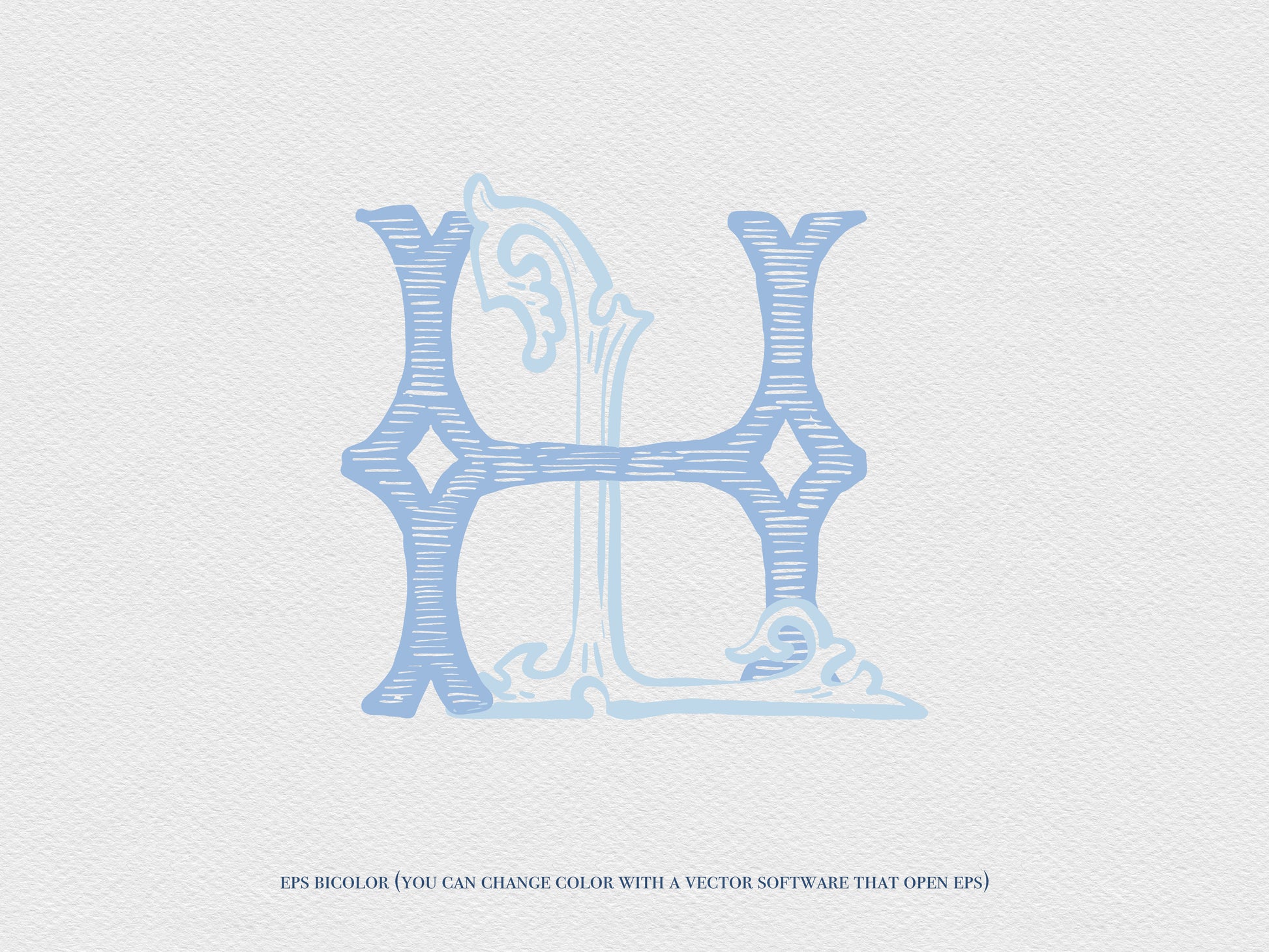 2 Letter Monogram with Letters HL LH | Digital Download - Wedding Monogram SVG, Personal Logo, Wedding Logo for Wedding Invitations The Wedding Crest Lab
