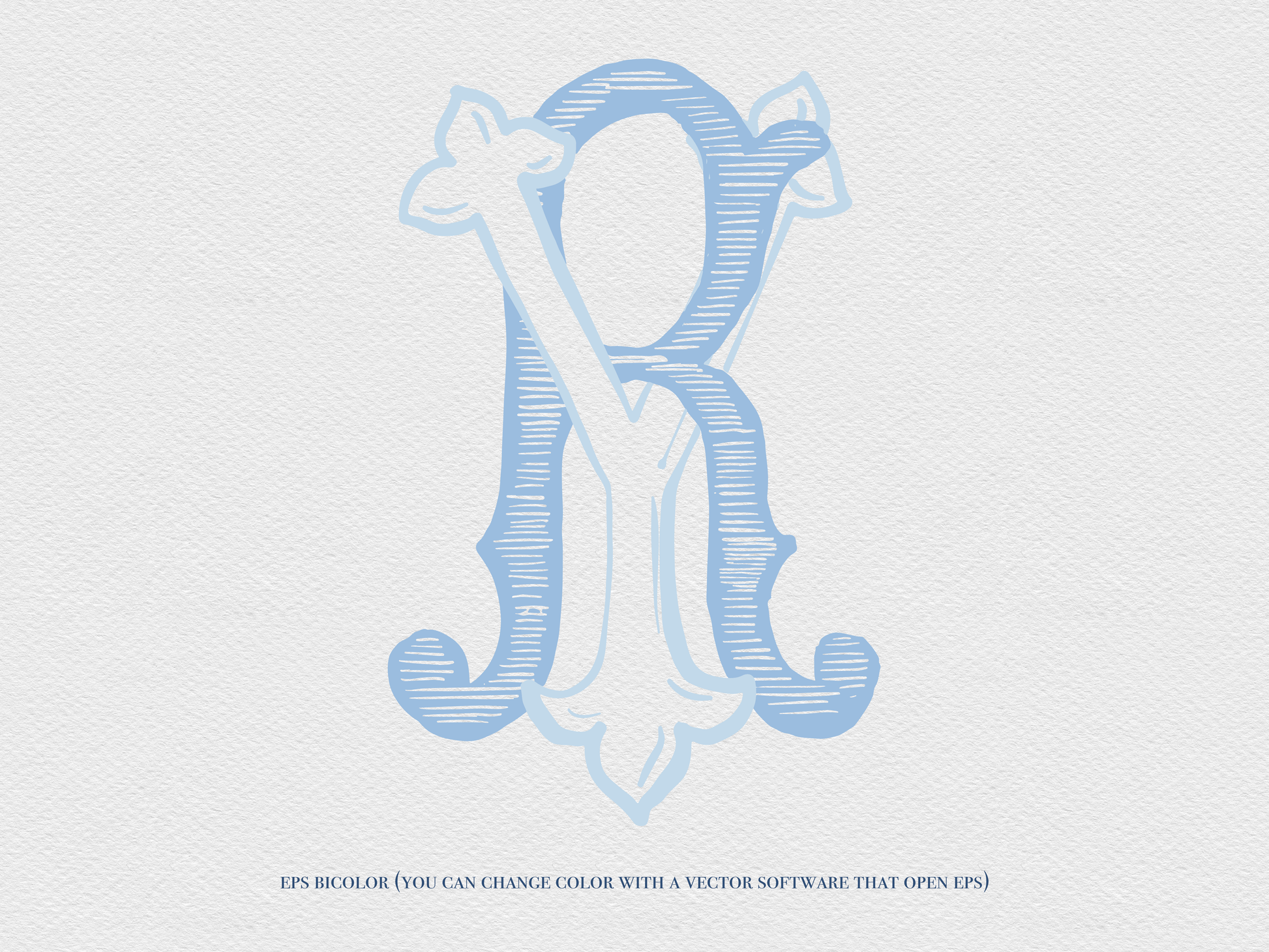 2 Letter Monogram with Letters RY YR | Digital Download - Wedding Monogram SVG, Personal Logo, Wedding Logo for Wedding Invitations The Wedding Crest Lab