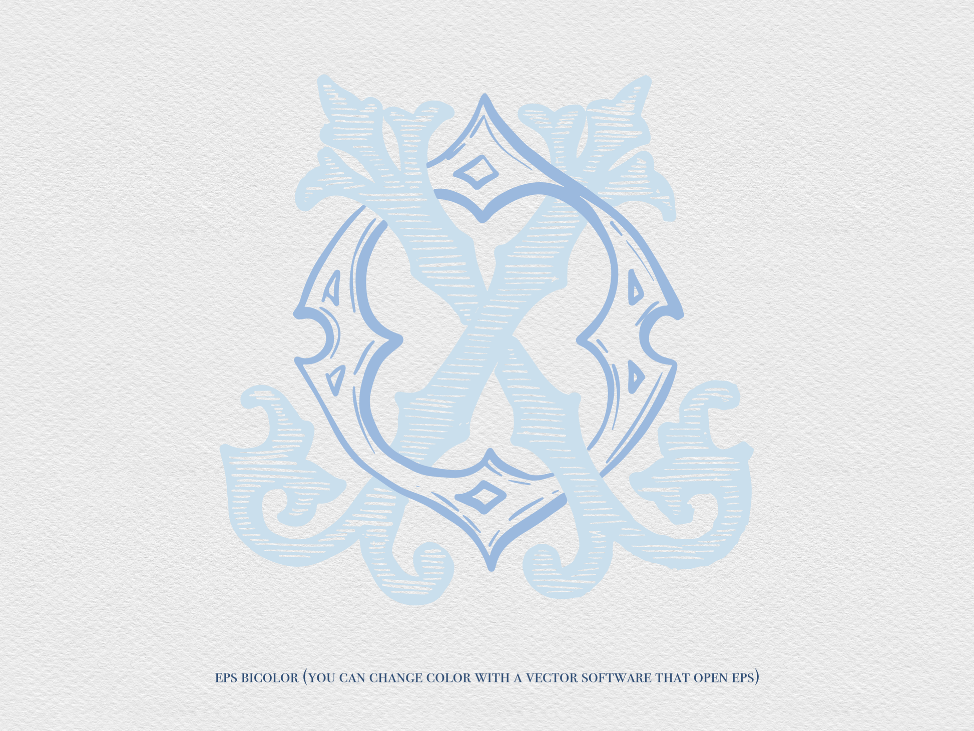 2 Letter Monogram with Letters OX XO | Digital Download - Wedding Monogram SVG, Personal Logo, Wedding Logo for Wedding Invitations The Wedding Crest Lab