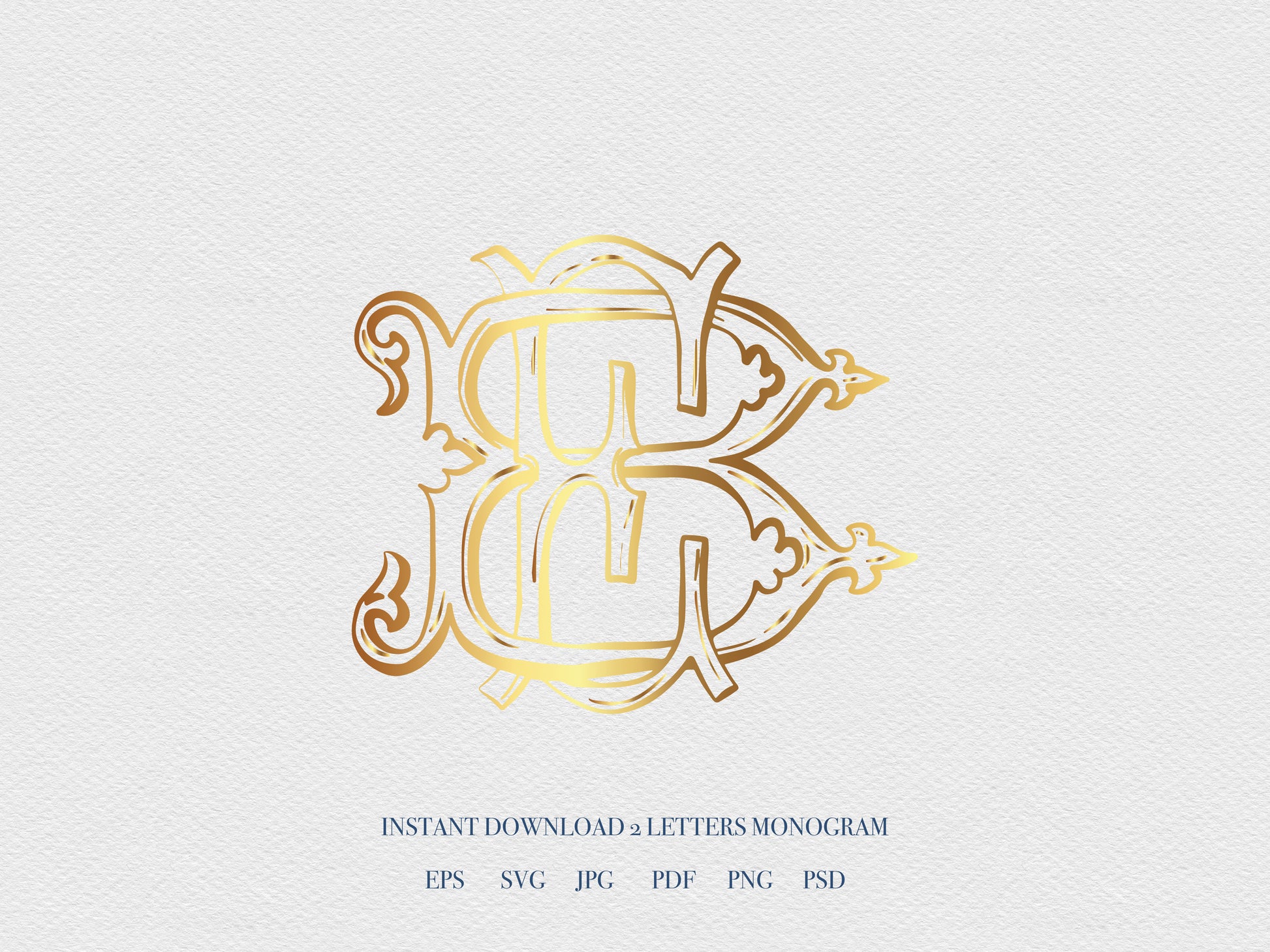 2 Letter Monogram with Letters BE EB | Digital Download - Wedding Monogram SVG, Personal Logo, Wedding Logo for Wedding Invitations The Wedding Crest Lab