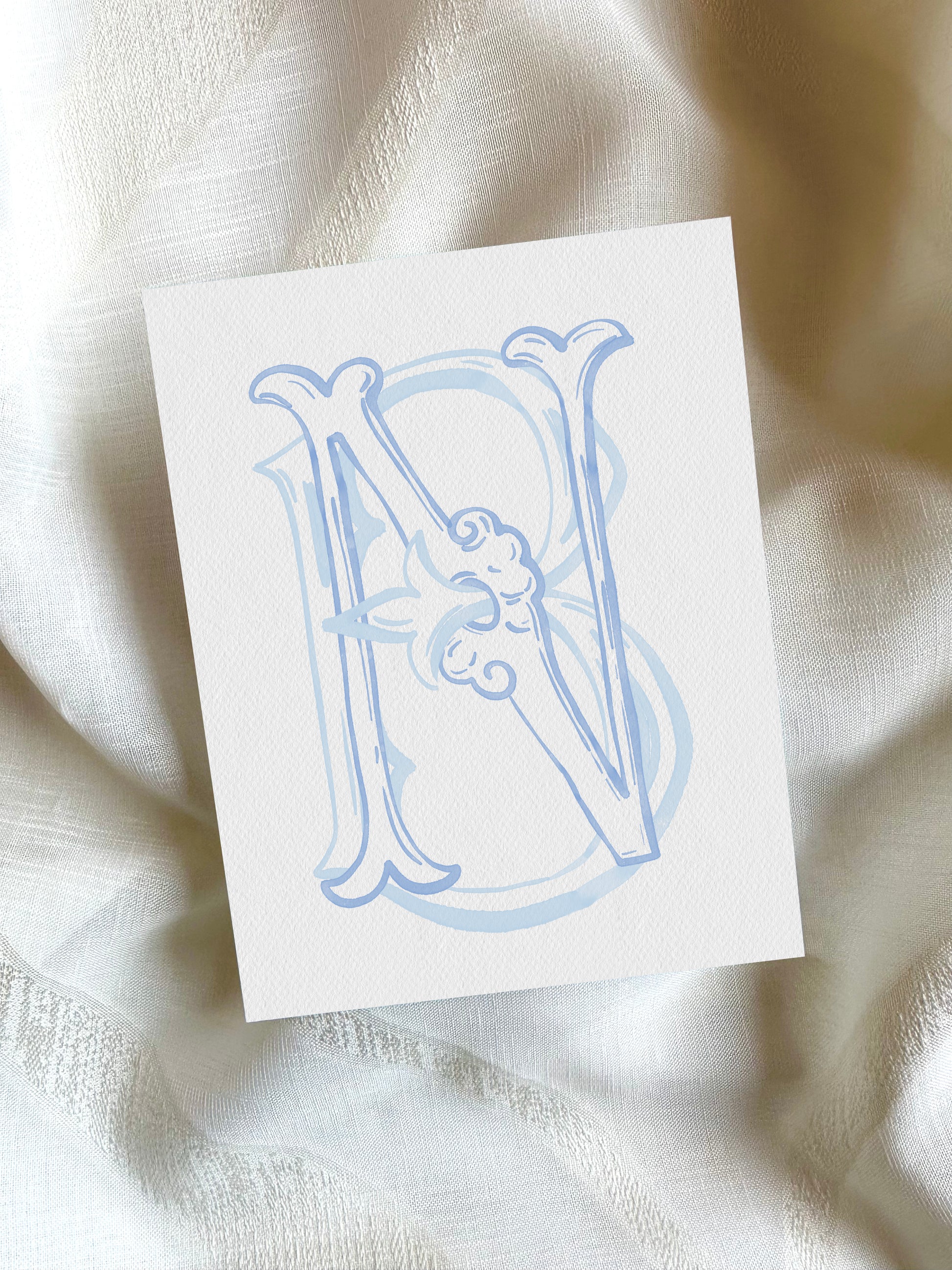 2 Letter Monogram with Letters BN NB | Digital Download - Wedding Monogram SVG, Personal Logo, Wedding Logo for Wedding Invitations The Wedding Crest Lab