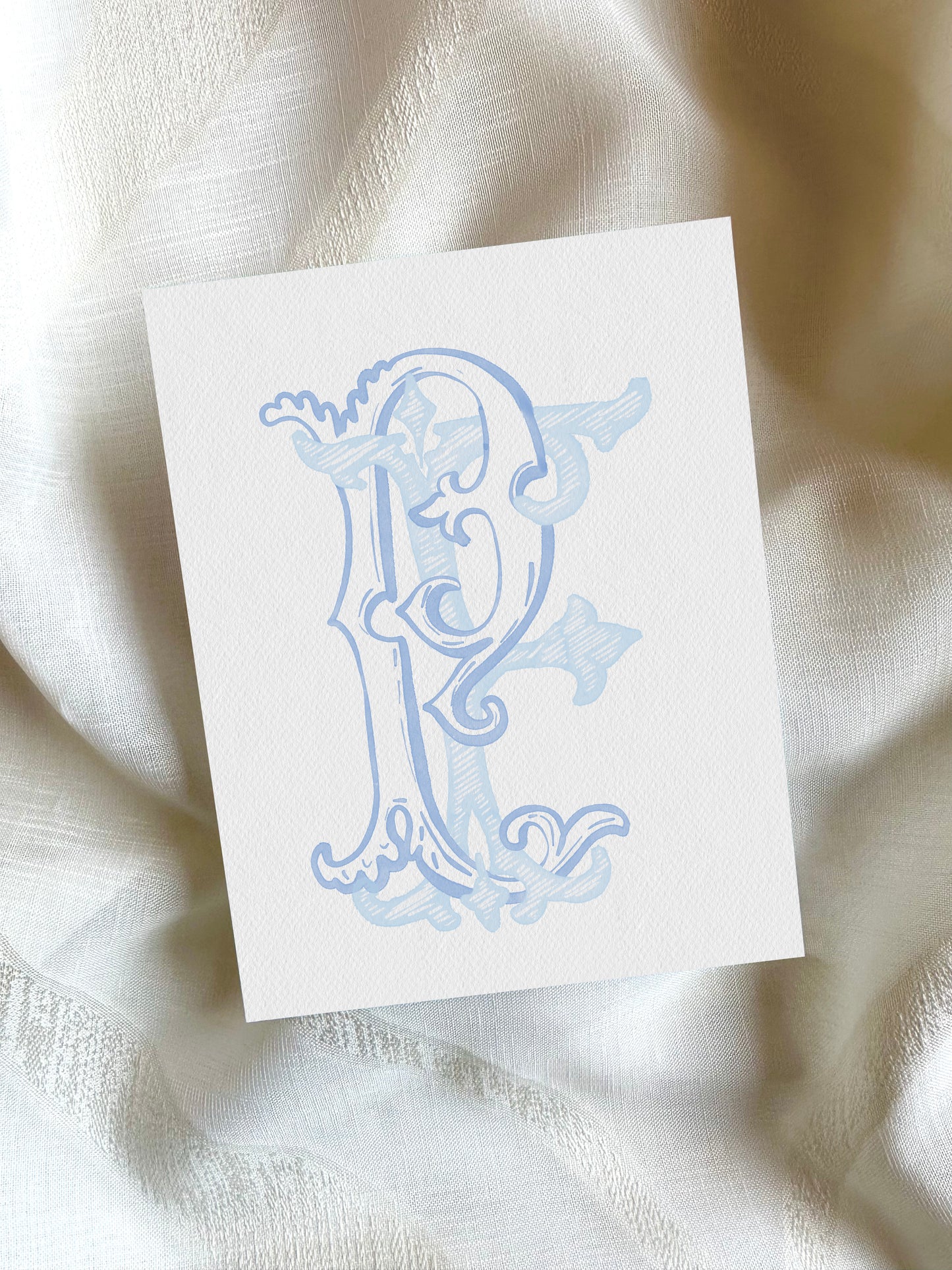 2 Letter Monogram with Letters FP PF | Digital Download - Wedding Monogram SVG, Personal Logo, Wedding Logo for Wedding Invitations The Wedding Crest Lab