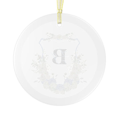 Print your crest: ornaments (crest not included) The Wedding Crest Lab