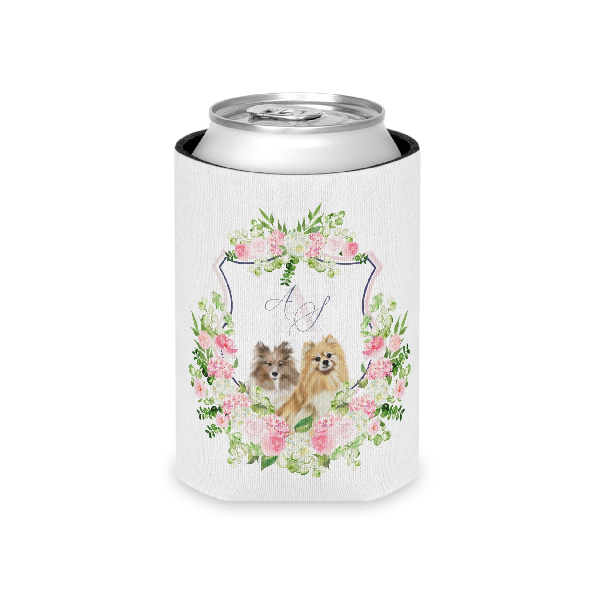 Print your crest: can cooler (crest not included) The Wedding Crest Lab