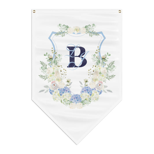 Print your crest: pennant banner (crest not included) The Wedding Crest Lab
