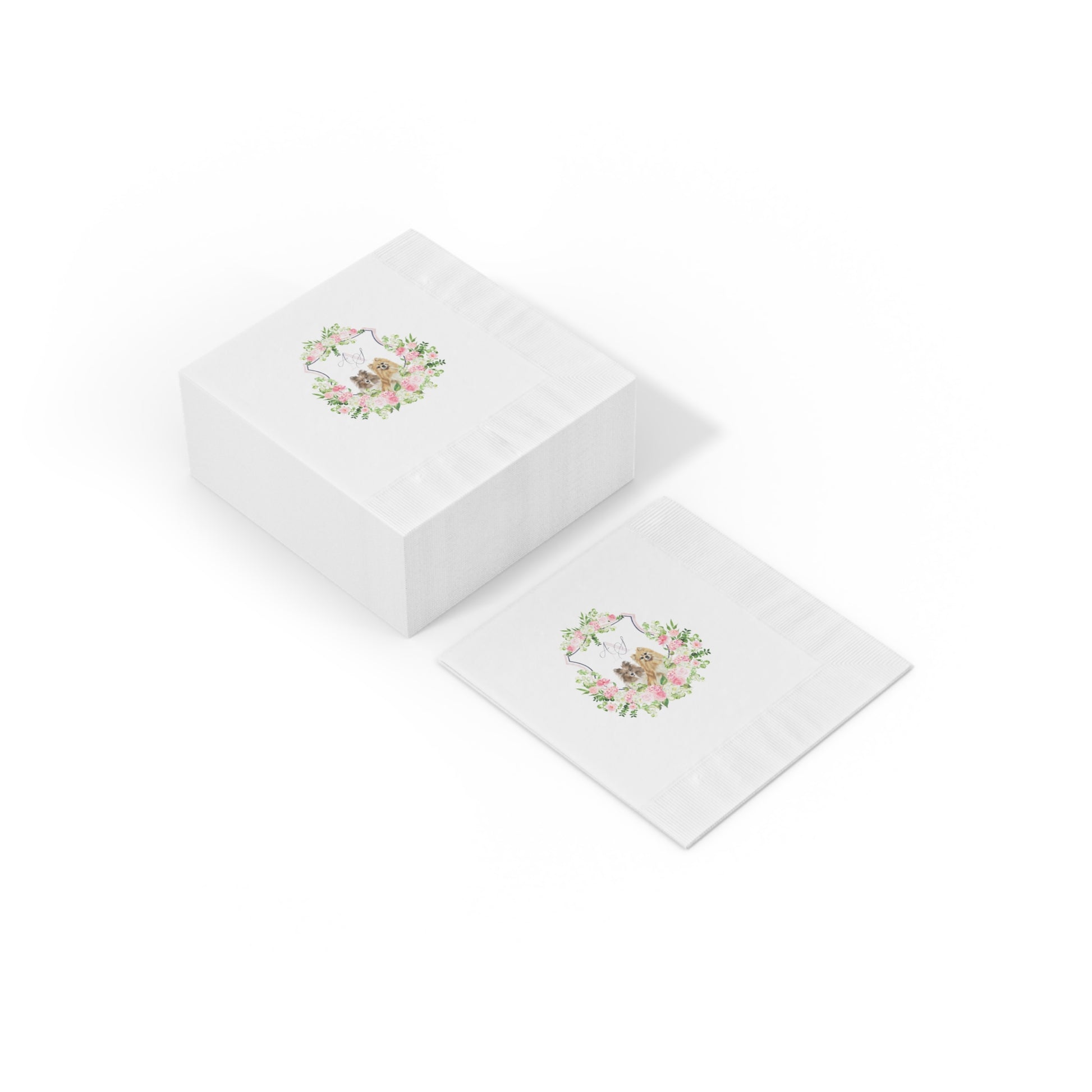 Print your crest on napkins (crest not included) pack of 50 The Wedding Crest Lab