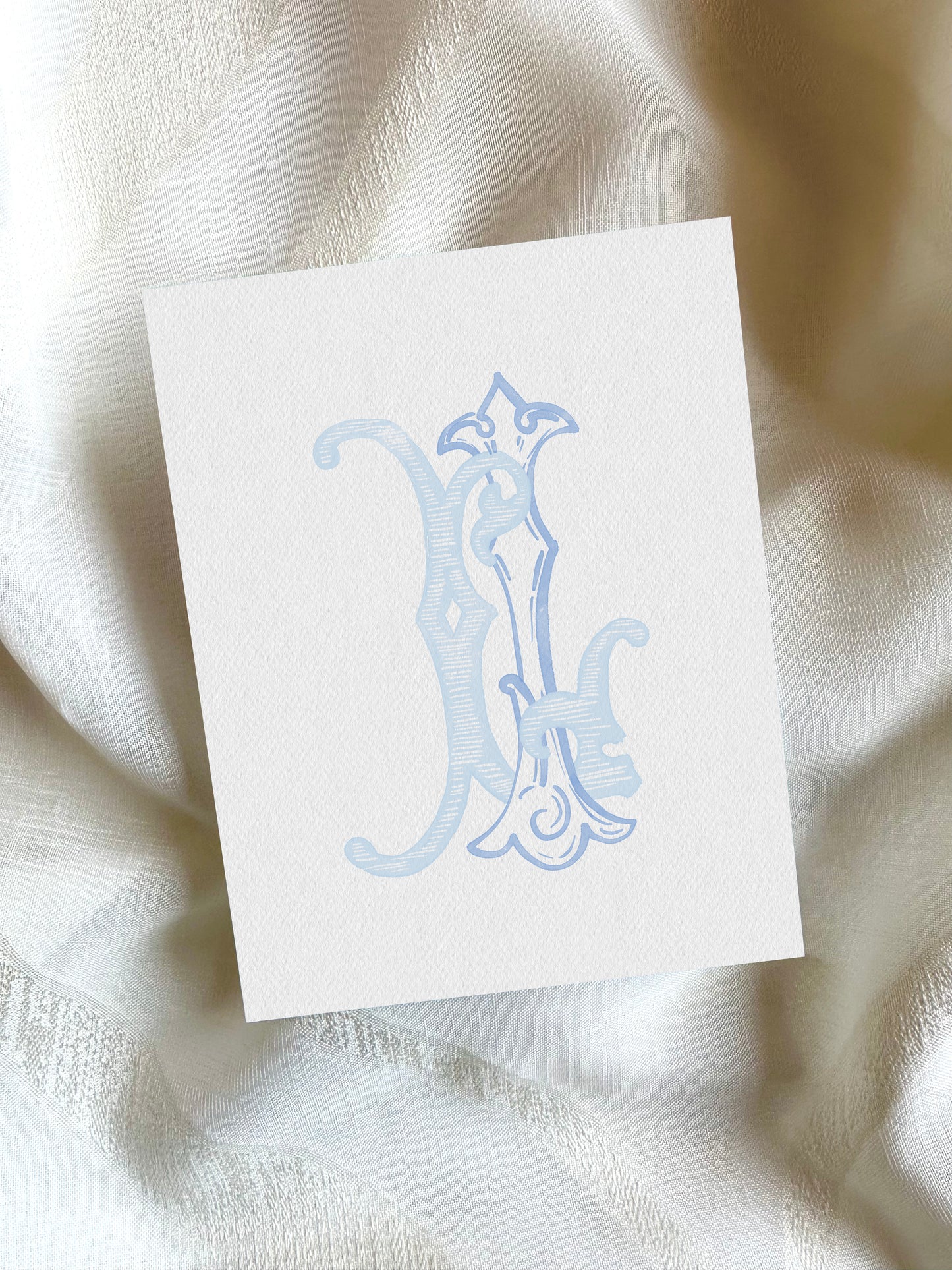2 Letter Monogram with Letters LI IL | Digital Download - Wedding Monogram SVG, Personal Logo, Wedding Logo for Wedding Invitations The Wedding Crest Lab