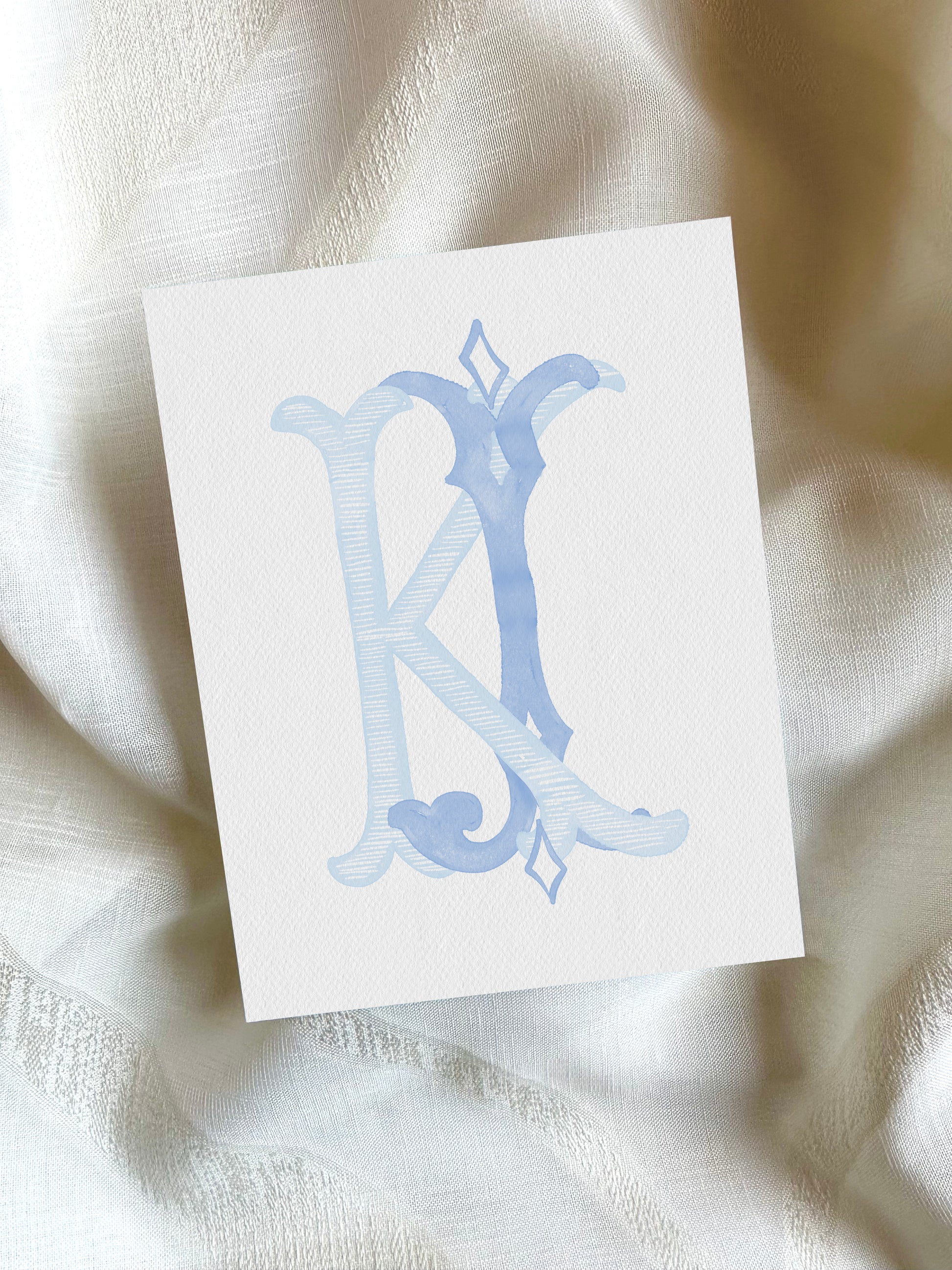 2 Letter Monogram with Letters JK KJ | Digital Download - Wedding Monogram SVG, Personal Logo, Wedding Logo for Wedding Invitations The Wedding Crest Lab