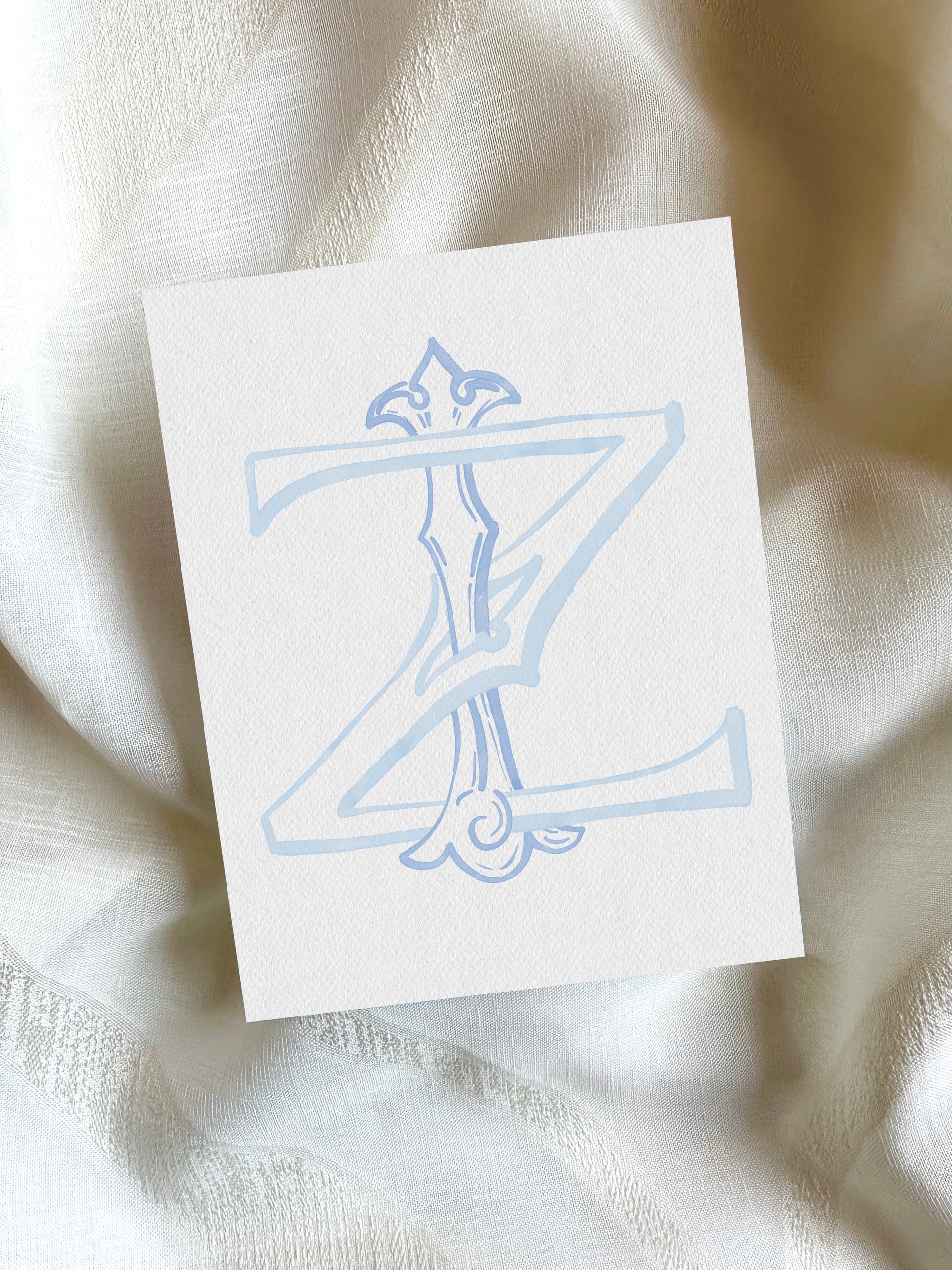 2 Letter Monogram with Letters IZ ZI | Digital Download - Wedding Monogram SVG, Personal Logo, Wedding Logo for Wedding Invitations The Wedding Crest Lab
