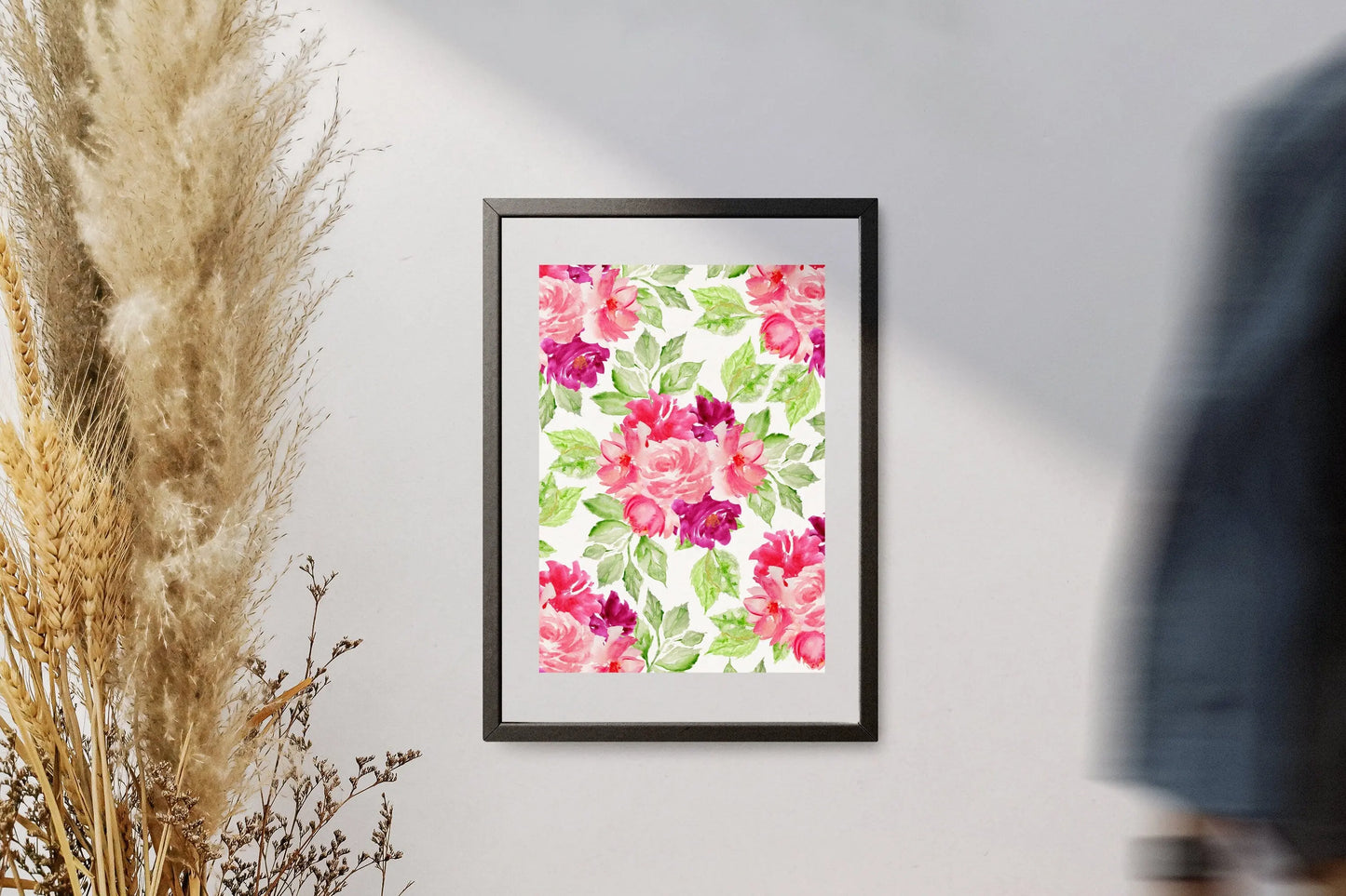 Watercolor Flowers, Floral Art Prints, Floral Wall Art, Bedroom Wall Decor, Valentines Day Gift, Gift for Her The Wedding Crest Lab